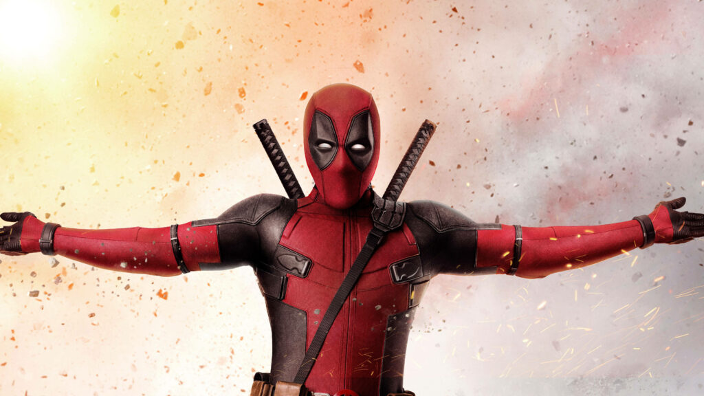 Defiant Deadpool: Embracing Chaos in Stunning 4k Background Wallpaper
