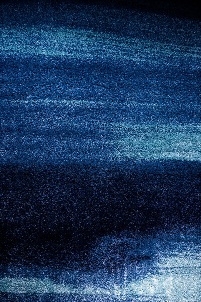 Serene Cosmic Gradient Wallpaper in Deep Blues - Abstract Background