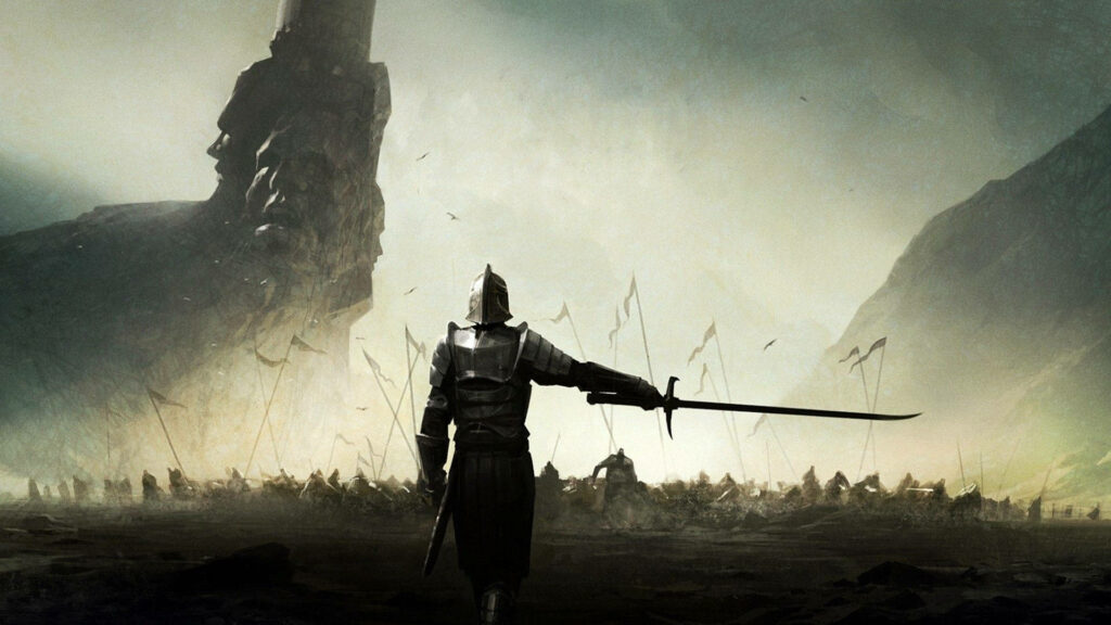 The Last Stand: An Epic Clash in the Shadows of History Wallpaper