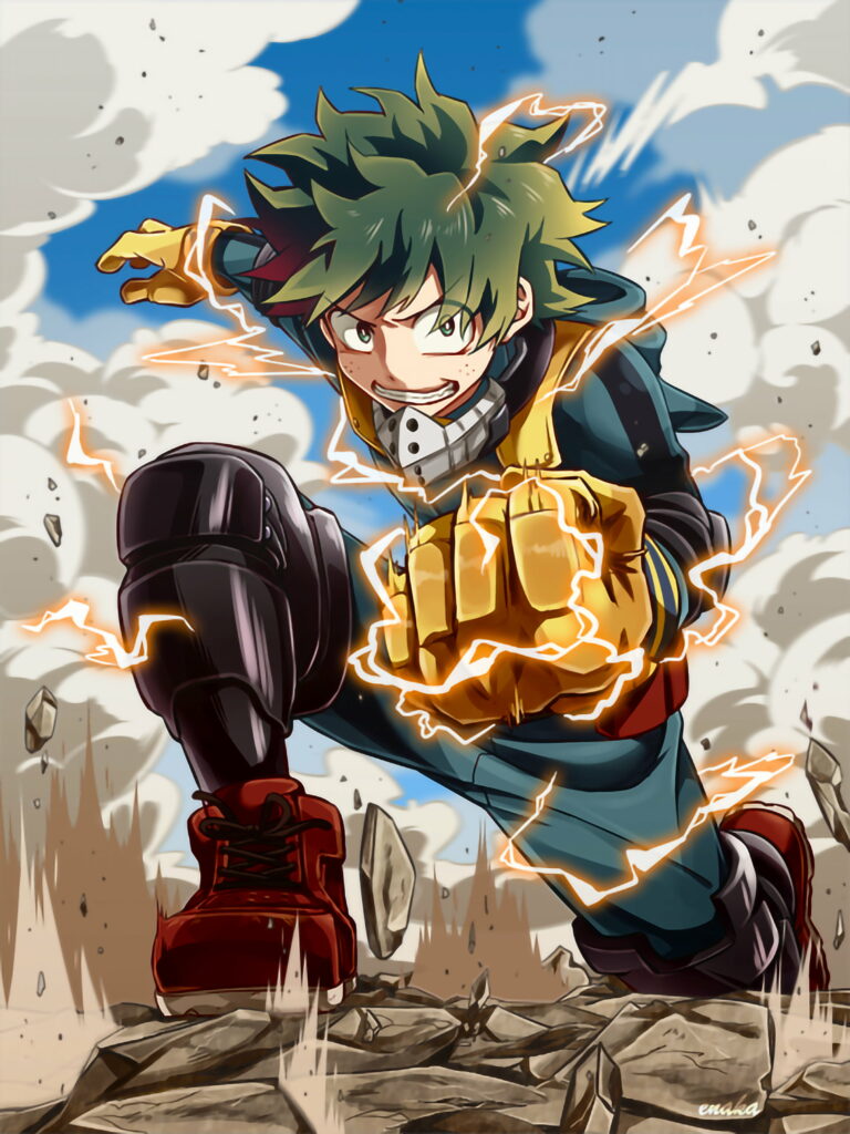 HD Wallpaper: Deku from My Hero Academia - A Phenomenal Hero's Rise!
