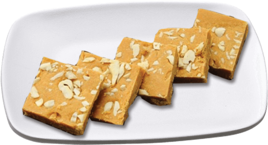 Almond-Topped Barfi Sweets: Festive Treat Wallpaper Background