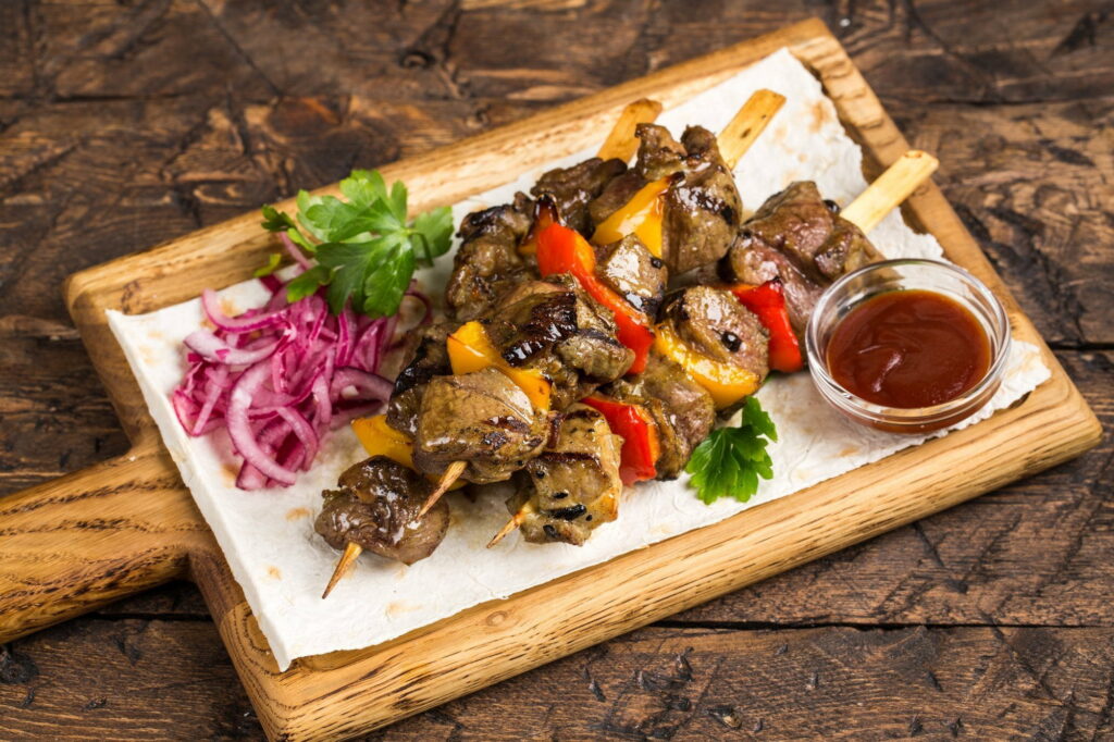 Sizzling Delights: A Mouthwatering Landscape of BBQ Paradise Wallpaper