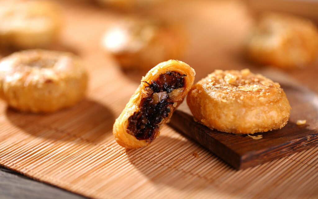Delectable Closeup: Tempting Biscuits in Stunning HD Wallpaper