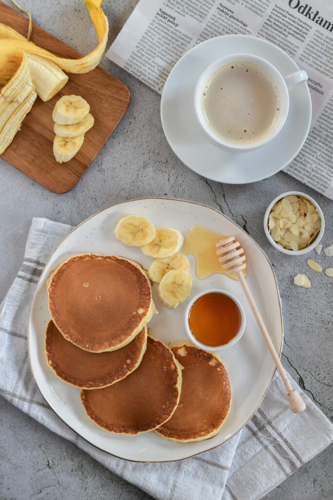 Fluffy Pancakes & Coffee: Perfect Breakfast Wallpaper Background