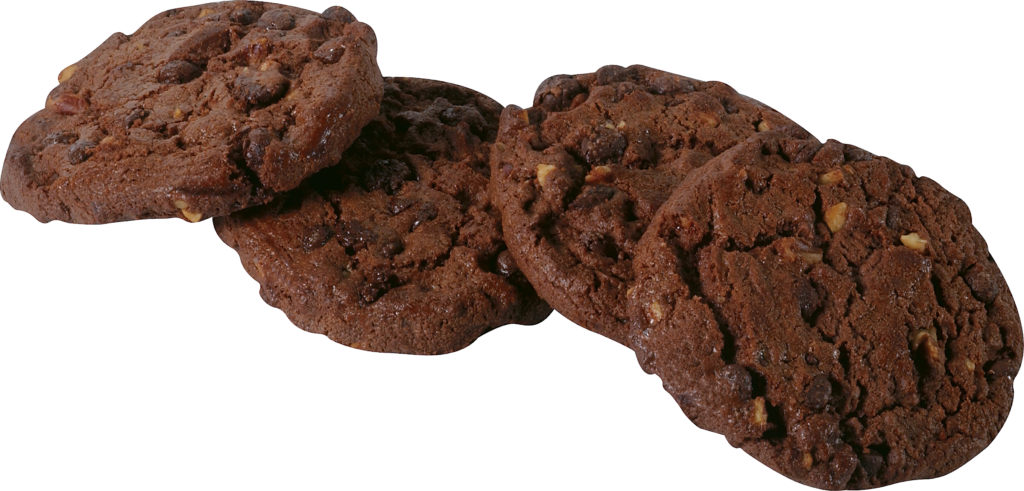 Rich Texture Chocolate Chip Cookies - Delicious Wallpaper Background
