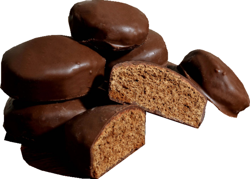 Tempting Chocolate-Covered Gingerbread Cookies Wallpaper Background