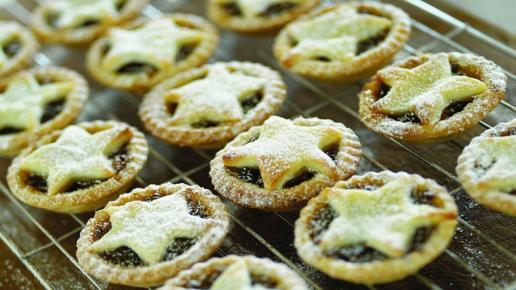 Delicious Jam-Filled Star-Crust Cookies Wallpaper Background