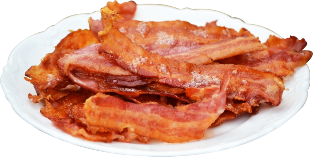 Delicious Golden Brown Crispy Bacon Wallpaper Background