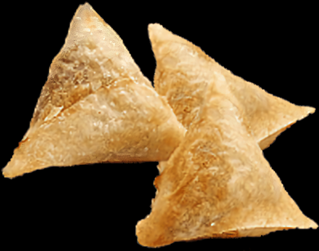 Golden Crispy Samosas Wallpaper: Delicious Fried Snacks Background
