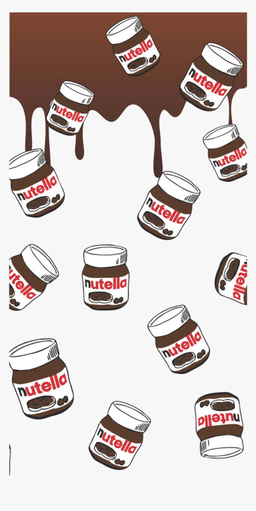 Delicious Nutella Jars Wallpaper for Chocolate Lovers