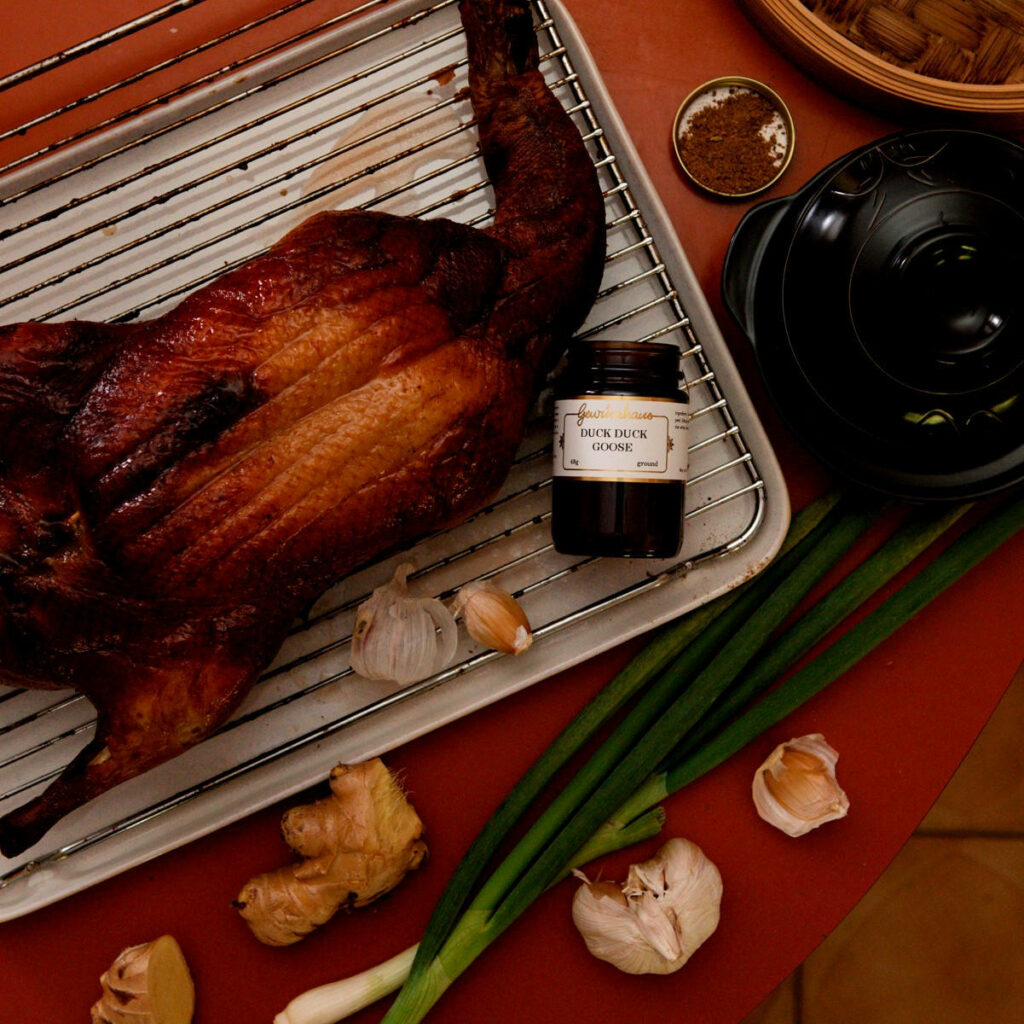 Stunning Peking Duck with Fresh Ingredients - Culinary Wallpaper
