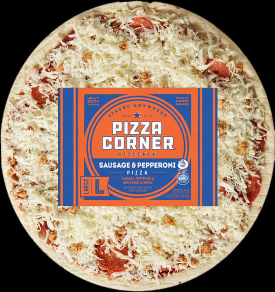 Delicious Sausage & Pepperoni Pizza Wallpaper - Pizza Corner Delight