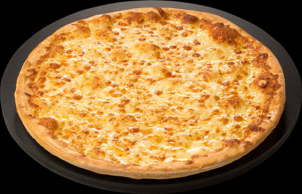 Delicious Cheese Pizza Wallpaper: Golden, Crispy Crust Delight