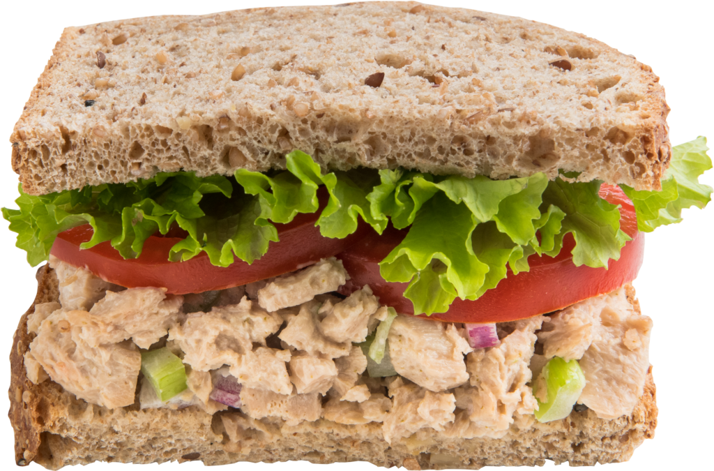 Flavorful Tuna Salad Sandwich on Whole Grain - Fresh Wallpaper