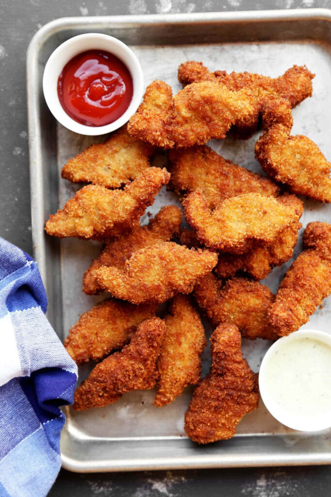 Savory Chicken Nuggets Wallpaper - Crispy Snack Background