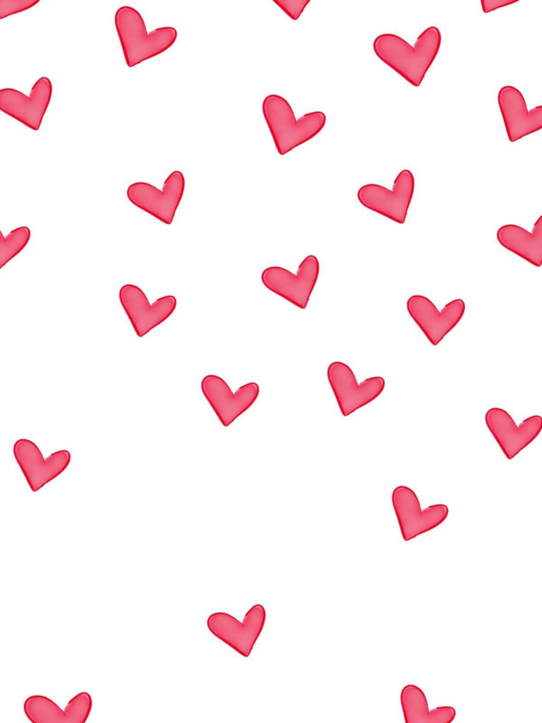 Charming Red Hearts Wallpaper for Romantic Valentine's Decor