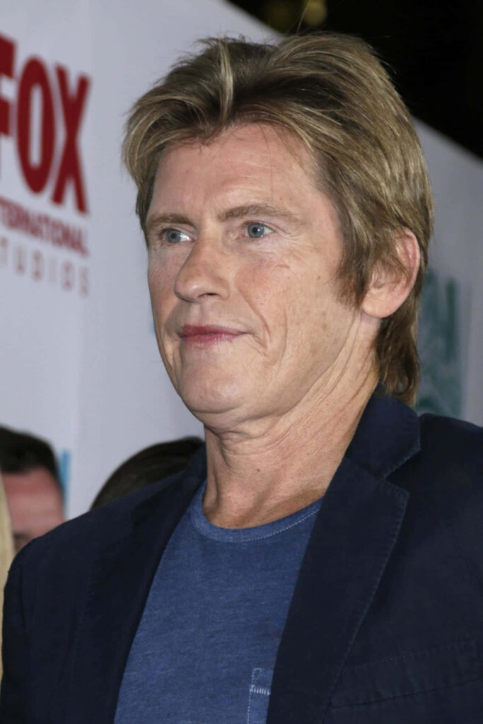 Denis Leary in navy jacket and blue shirt FOX wallpaper high-resolution candid portrait background