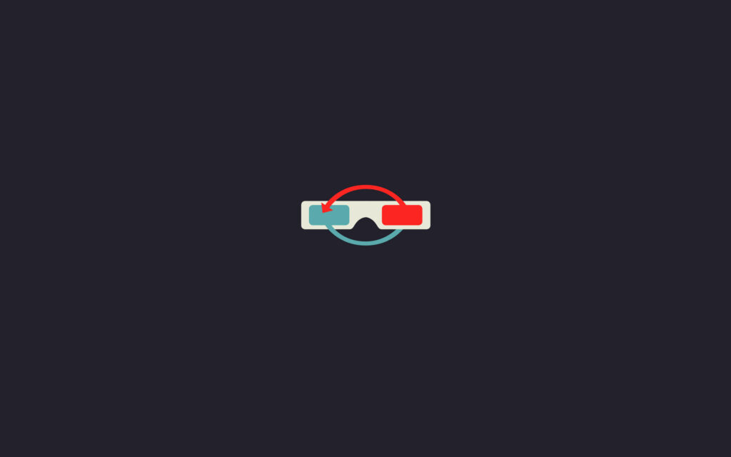 Sleek iPad Background Showcasing 3D Glasses in Minimalist Fashion Wallpaper