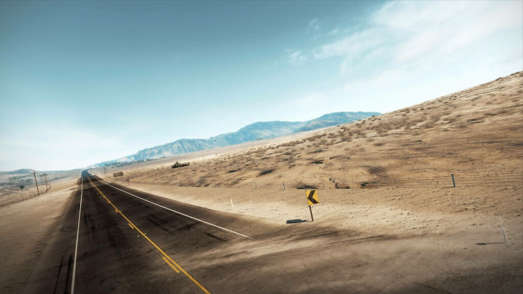 Desert Highway: Exploring the Modern Wild West Wallpaper
