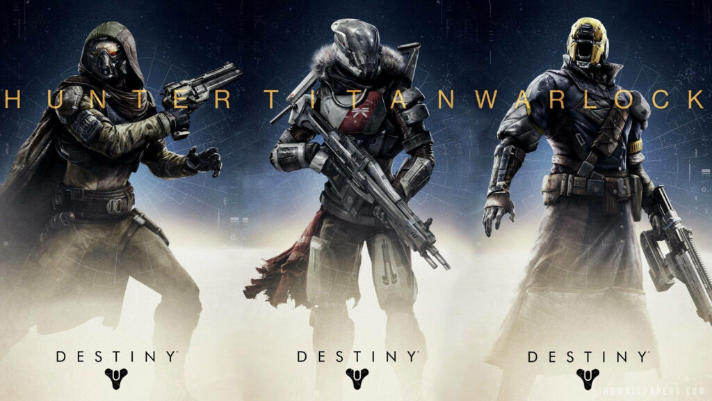 Destiny Dynamic Wallpaper: Iconic Hunter, Titan, Warlock Showcase