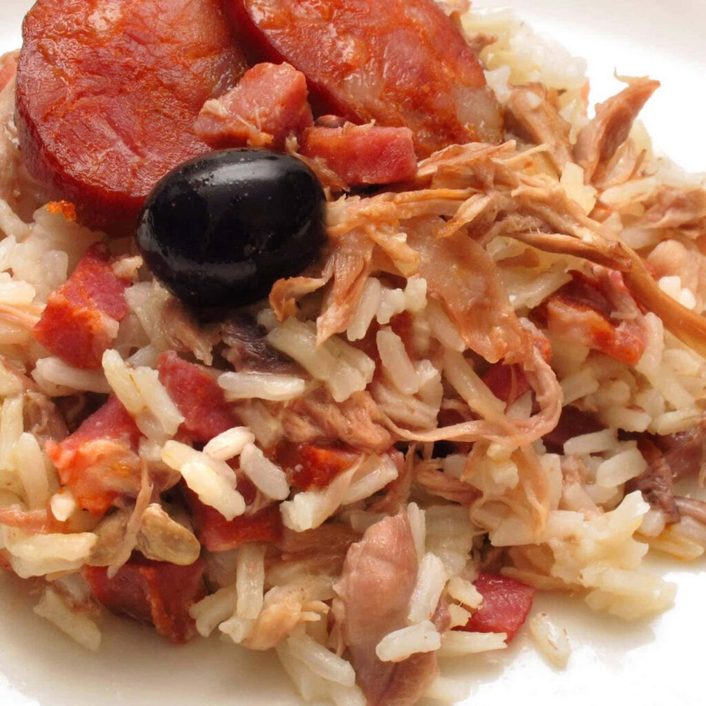 Closeup of Delicious Duck Rice - Singaporean Dish Wallpaper