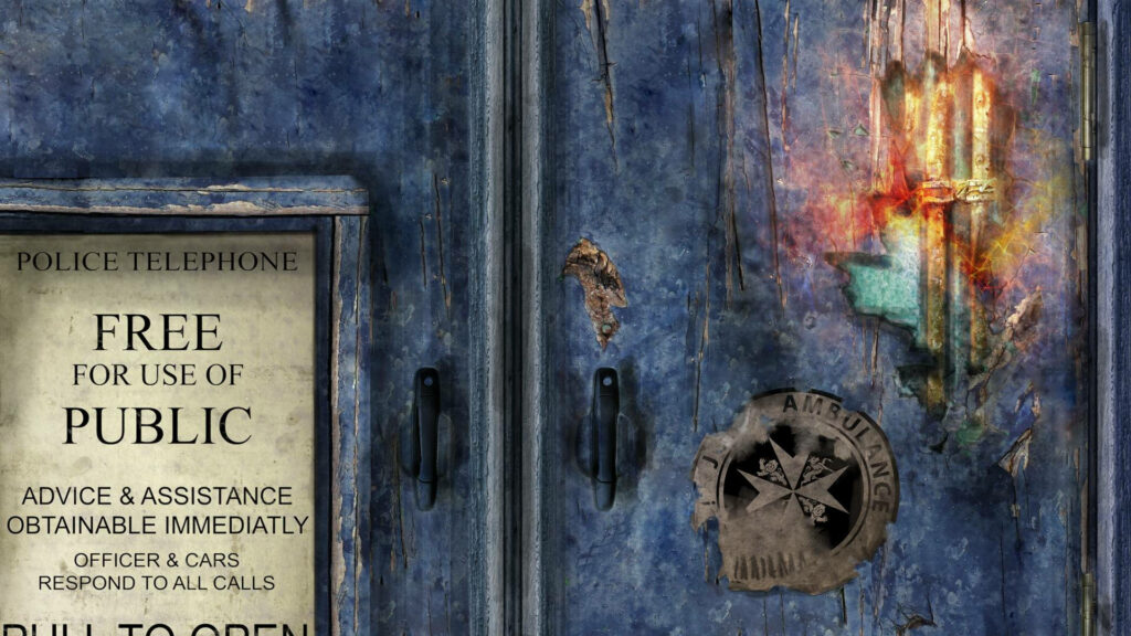 Doctor Who TARDIS Door Wallpaper: Iconic Design & Textures
