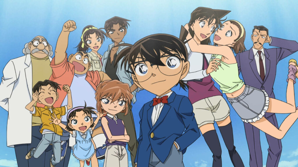 Detective Conan & Friends Wallpaper: Vibrant Background & Lively Vibes