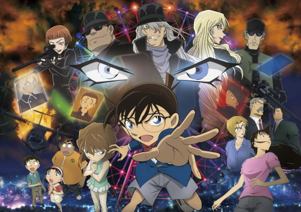Detective Conan Wallpaper: Rei Furuya & Characters in Action