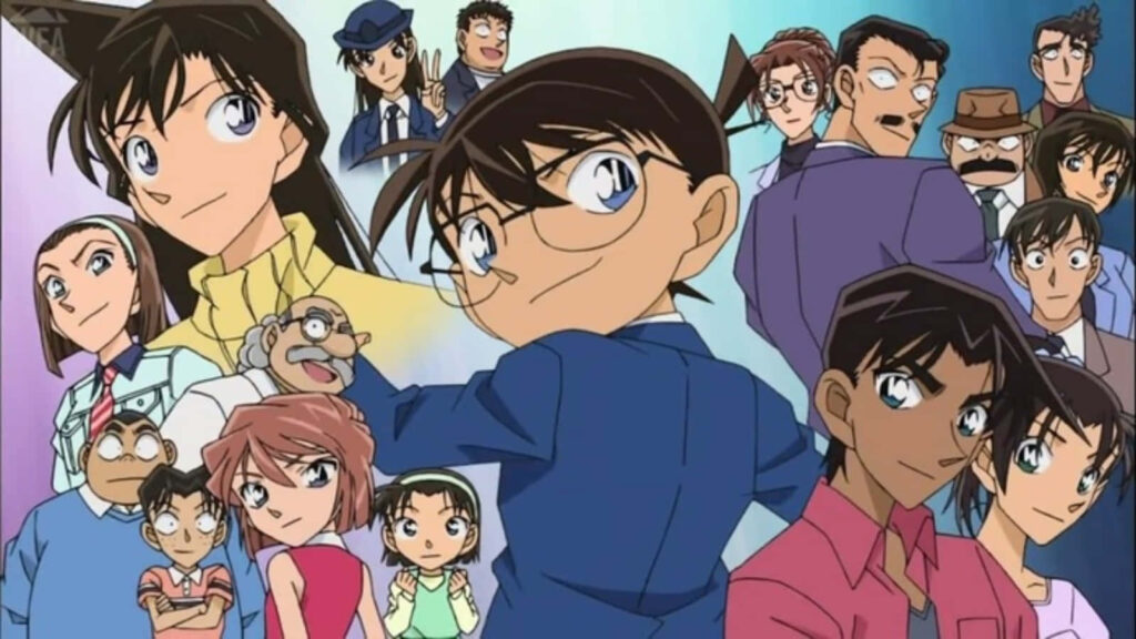 Detective Conan Wallpaper: Shinichi Kudo & Beloved Characters