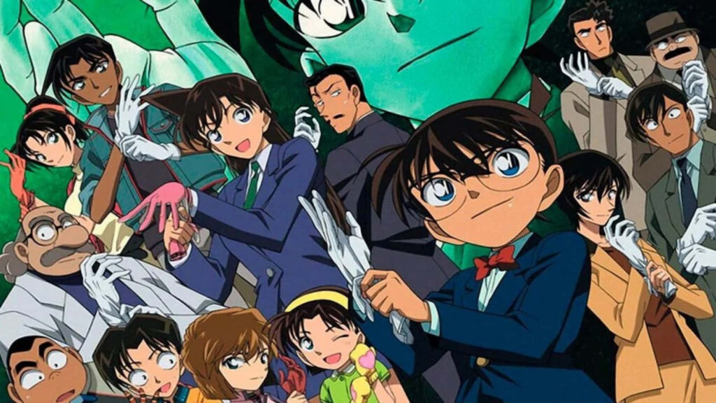 Detective Conan Wallpaper: Shinichi & Ran Team Up in Style