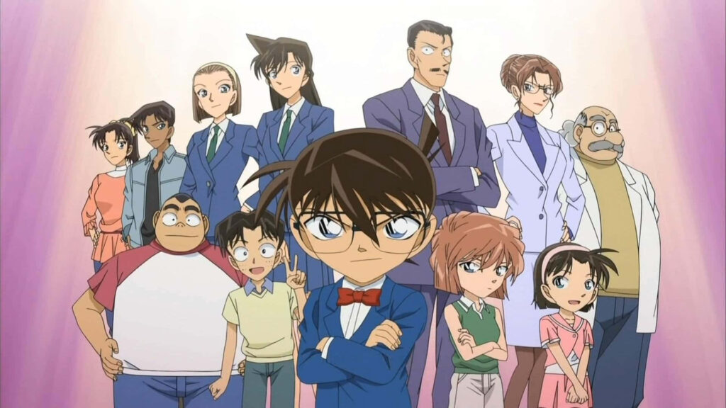 Detective Conan Wallpaper: Beloved Characters United in Action
