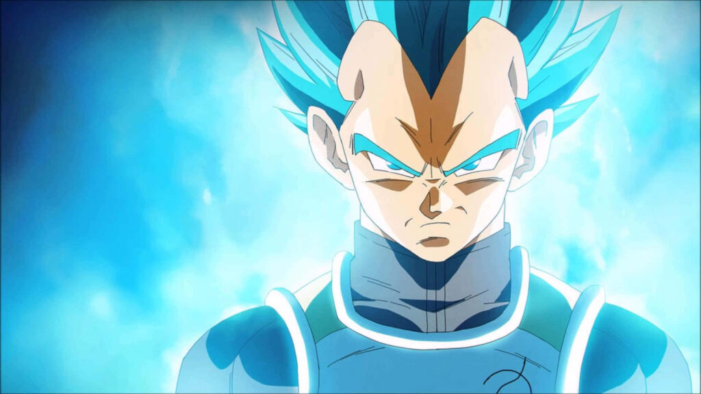 Unleashing the Inner Warrior: Cool Vegeta's Indomitable Spirit Captured in Battle-Ready Anime Art Wallpaper
