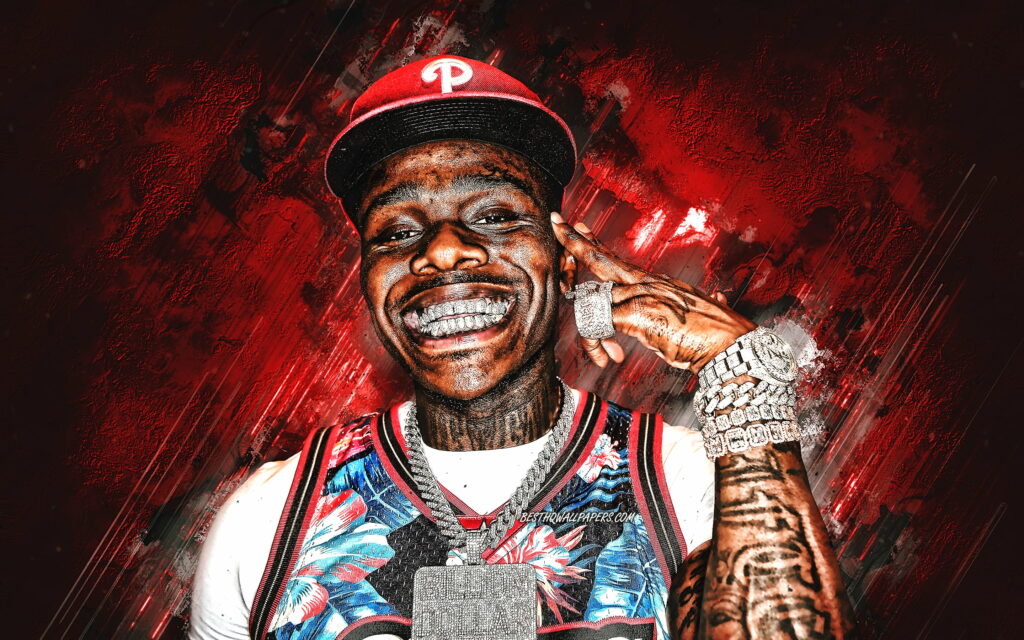 Unveiling the Dynamic Persona: Jonathan Lyndale Kirk Embraces his Creativity as a DaBaby Icon in a Captivating Portrait Wallpaper