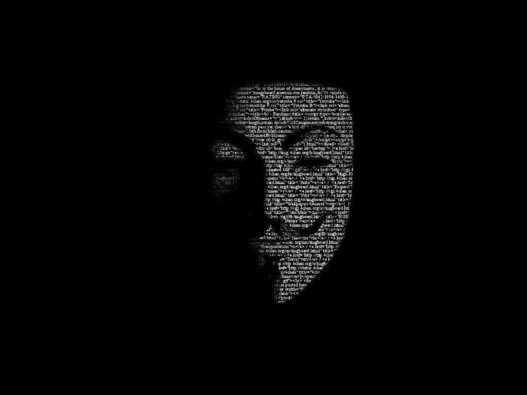 The Digital Rebellion: A Coder's Emblem Unmasked on a Dark Canvas Wallpaper