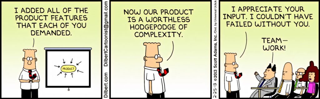 Dilbert Teamwork comic wallpaper satirical office scene on workplace collaboration challenges