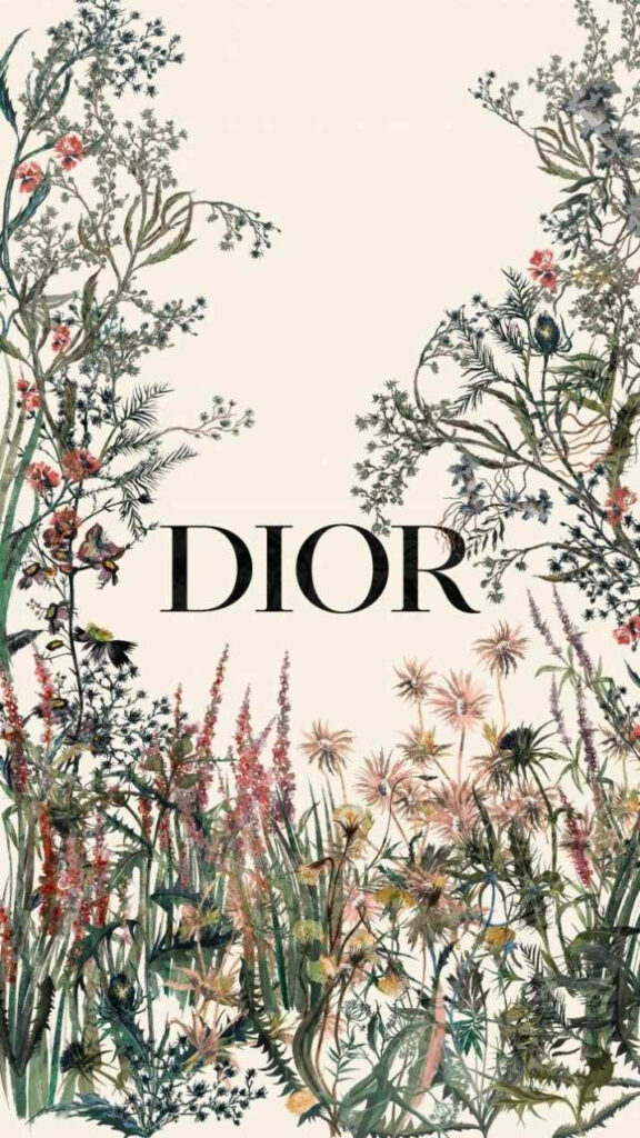 Bloom in Style with Dior's Wild Flower Wallpaper
