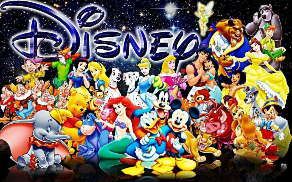 Disney's Enchanting Character Collection: A Captivating Desktop Wallpaper