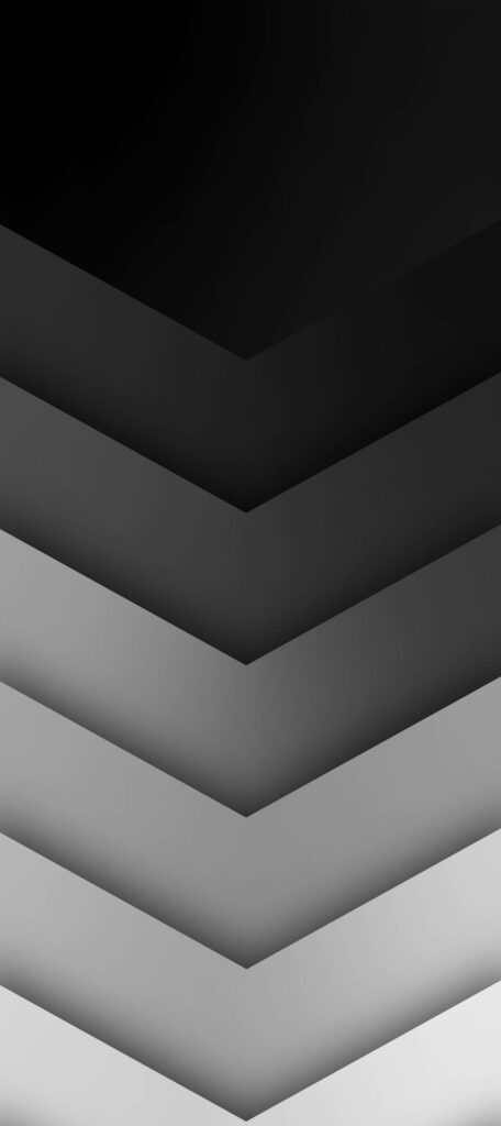 Abstract Geometric Phone Background: Intricate Chevron Patterns in Monochrome Shades Wallpaper