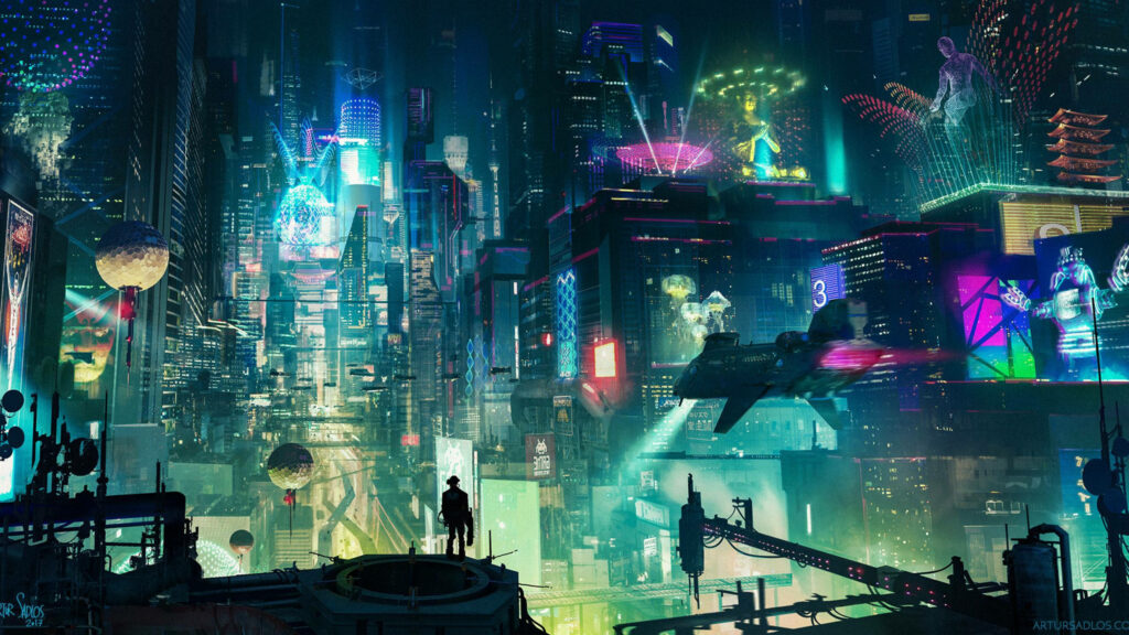 Cyberpunk 2077: Unveiling the Enigmatic Metropolis, A Mixture of Urban Chaos, Spectacular Brilliance, and Uncertain Horizon Wallpaper