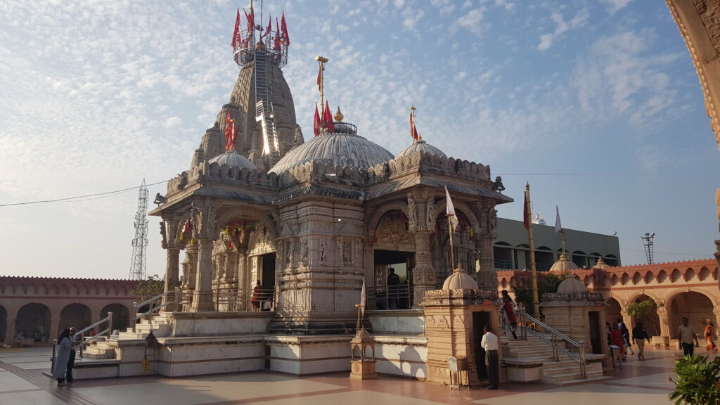 Sacred Sanctum: Umiya Maa Temple Embracing Divinity in a 4K Wallpaper Background