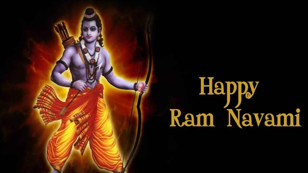 Blessed Sri Rama Navami: Vibrant HD Wallpaper Capturing the Essence of Ram Navmi Celebrations