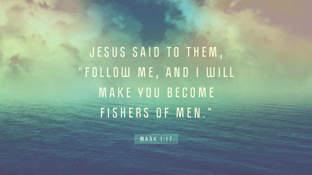 Divine Inspiration: Jesus Walks on Water - Wallpaper