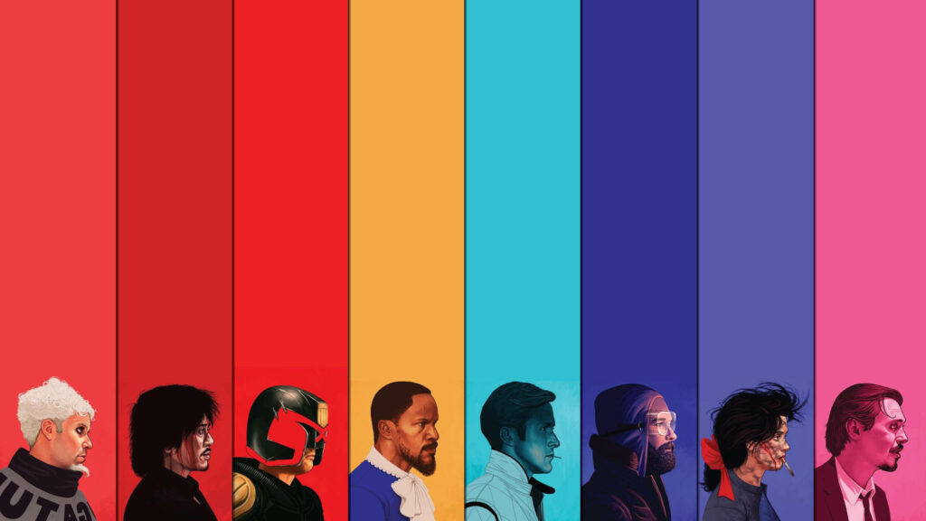 Django Unchained Character Art Wallpaper - Vibrant 2560x1440 Design