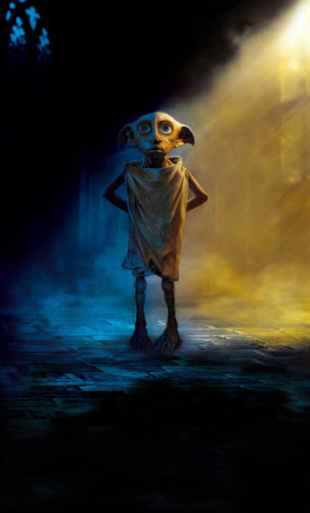 Dobby's Mysterious Stillness: Harry Potter Wallpaper for Your iPhone