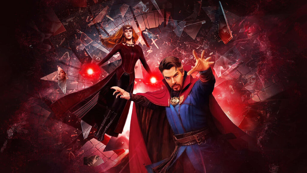 Dynamic Doctor Strange & Scarlet Witch Wallpaper: Multiverse Madness
