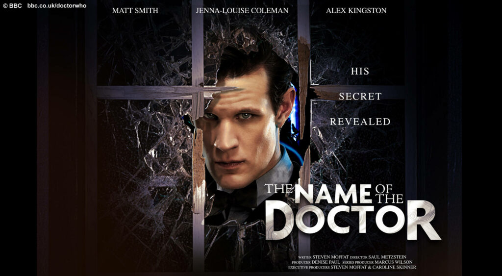Eleventh Doctor Wallpaper: Shattered Glass Art Featuring Matt Smith