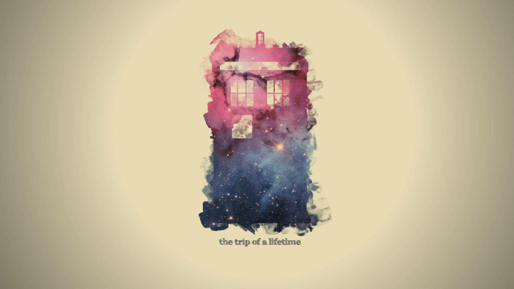 Cosmic TARDIS Wallpaper - Time & Space Adventure Background