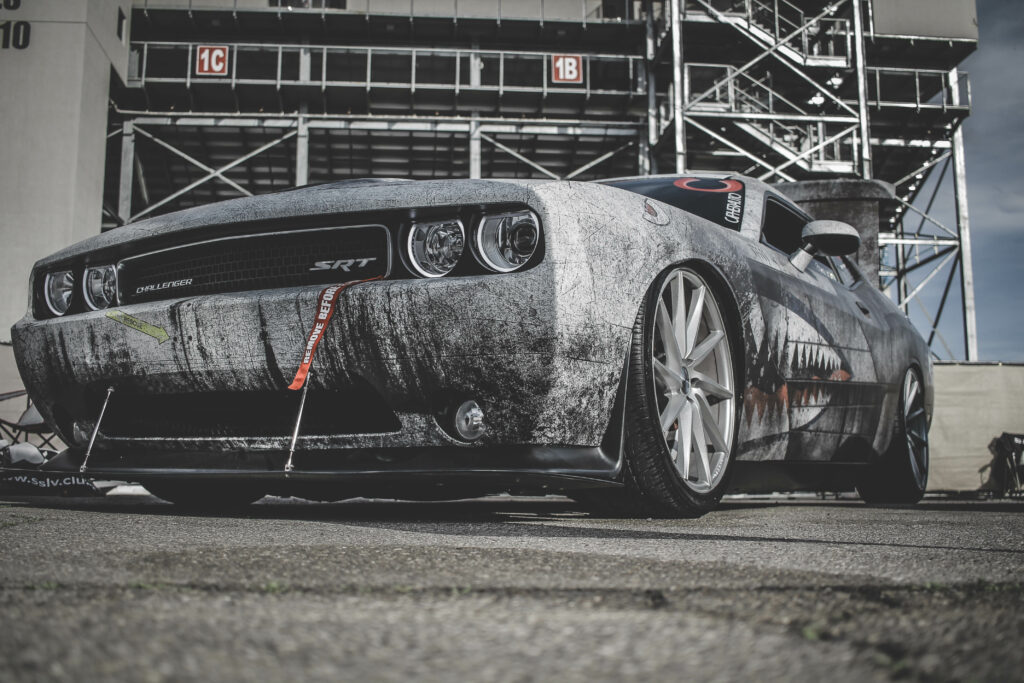 Dynamic Dodge Challenger Wallpaper: Speed, Power & Sleek Design