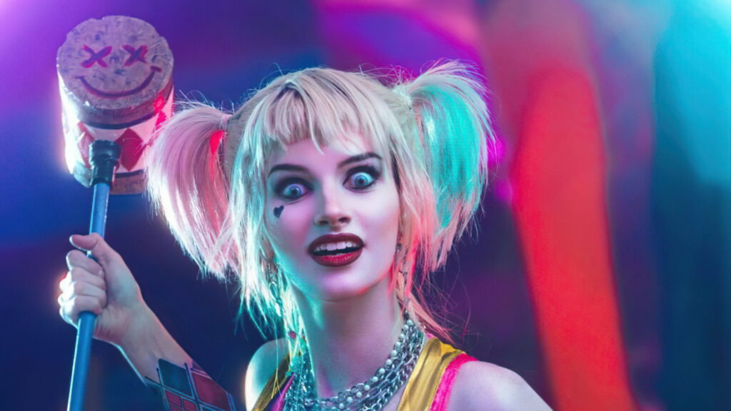 Fierce Defiance: An Artist's Masterpiece featuring Harley Quinn Wallpaper