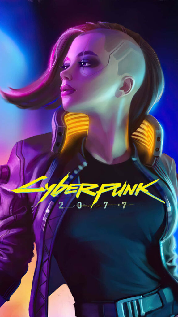 Cyberpunk 2077: Immersive Android Wallpaper with Epic Fanart of V in Futuristic Setting
